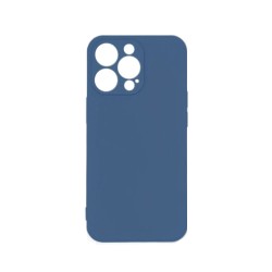 Capa de Silicone Mole para Apple iPhone 13 Pro Max Azul Capa de Silicone Mole para Apple iPhone 13 Pro Max Azul